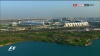 Вид на всю трассу и прилегающую территорию Гран при Абу Даби